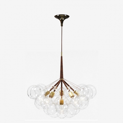 Подвесная люстра Loft IT Bunch 10048/6 Brown в современном стиле, цвет коричневый