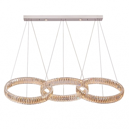 Подвесной светодиодный светильник Newport 8243/S chrome М0064767 цвет хром, мощность 126 Вт
