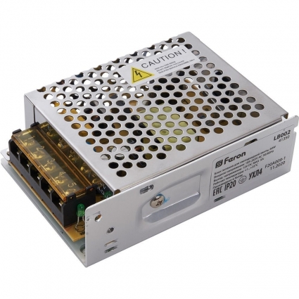 Блок питания для светодиодной ленты Feron LB002 12V 60W IP20 5A 41350 цвет серый