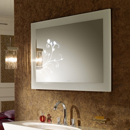 Зеркало Villeroy & Boch La Belle (105 см) прямоугольное, с подсветкой