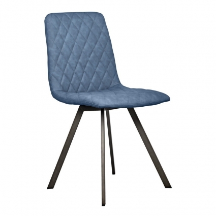 Стул bradexhome Mate синего цвета 45x58x86 см,  стиль скандинавский