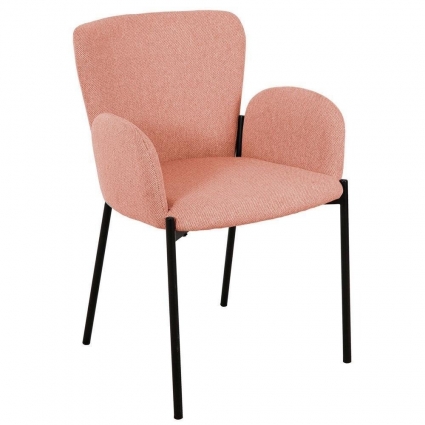 Стул bradexhome Joy пудрового цвета 54x59x80 см,  стиль скандинавский