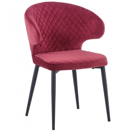 Стул bradexhome Richard терракотового цвета 57x57x84 см,  стиль скандинавский