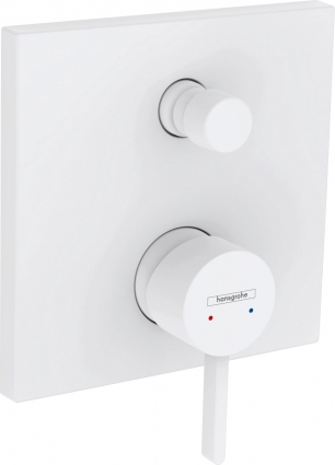 Смеситель Hansgrohe Finoris 76415700 для ванны с душем, белый, однорычажный