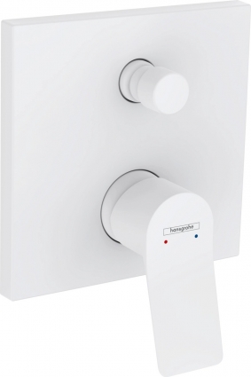 Смеситель Hansgrohe Vivenis 75415700 для ванны с душем, белый, однорычажный