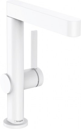 Смеситель Hansgrohe Finoris 230 76060700 для раковины, белый, однорычажный, высота излива 22.1 см