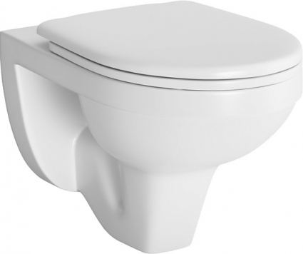 Унитаз подвесной Damixa Jupiter DX77C1738SC белый, овальный, 34.5x52 см