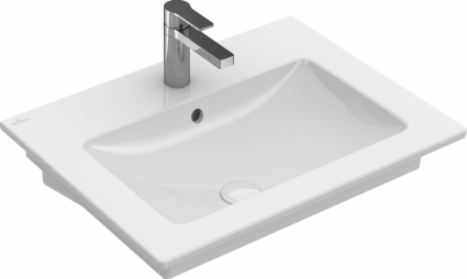 Раковина Villeroy & Boch Venticello 41246501 65х50, alpin, с переливом, прямоугольная, цвет белый