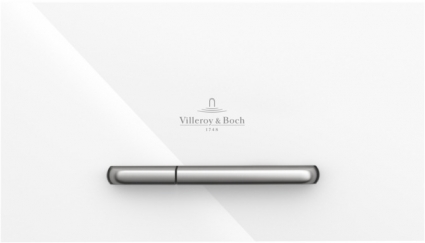 Кнопка смыва Villeroy & Boch Viconnect 922160RE белая глянцевая механическая,  в современном стиле