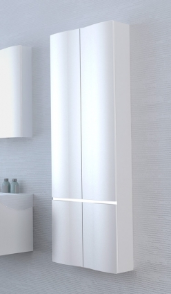 Шкаф-пенал Акватон Ондина с дверками, подвесной, с доводчиками