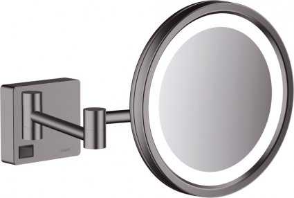 Косметическое зеркало Hansgrohe AddStoris 41790340 черное цвет черный, подвесное