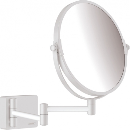 Косметическое зеркало Hansgrohe AddStoris 41791700 белое цвет белый, подвесное
