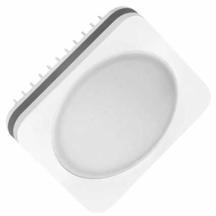 Встраиваемый светодиодный светильник Arlight LTD-80x80SOL-5W Warm White 3000K 016962 в современном стиле, цвет белый