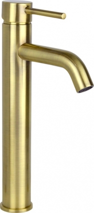 Смеситель Bronze de Luxe Scandi 1452BR для раковины, бронза, однорычажный, высота излива 19.3 см