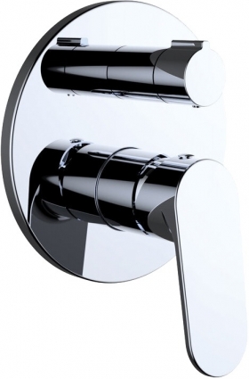 Смеситель Clever Vogue Elegance 61394 для ванны с душем, однорычажный, хром