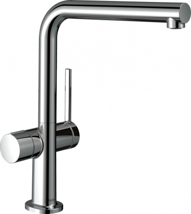 Смеситель Hansgrohe Talis M54 72827000 для кухонной мойки, хром, однорычажный, высота излива 26.5 см