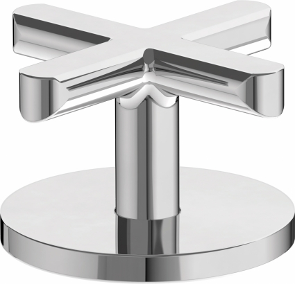 Переключатель потоков Villeroy & Boch Dawn TVT10651315361 на борт ванны, на два потребителя, двухвентильный, хром