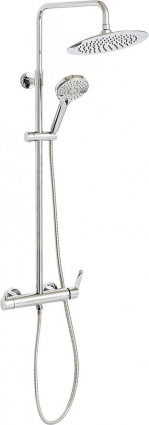 Душевая стойка Clever Panam Evo Xtreme 61016 хром штанга 130.5 см, 3 режима
