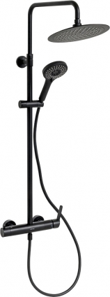 Душевая стойка Clever Panam Evo Xtreme 61019 черный штанга 130.5 см, 3 режима