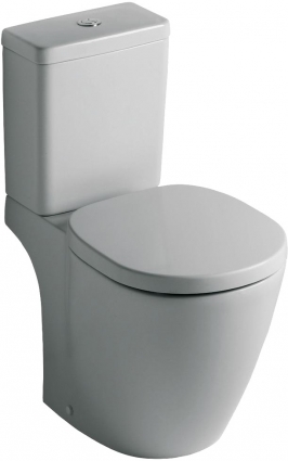Унитаз-компакт Ideal Standard Connect E716401 с микролифтом, белый, овальный, 36.5x66.5 см