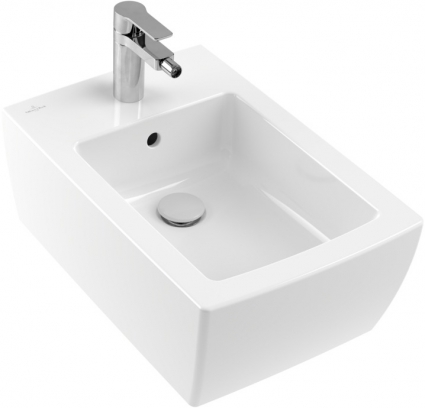 Биде подвесное Villeroy & Boch Memento 2.0 44330001 alpin цвет белый, прямоугольное, 37.5x56 см