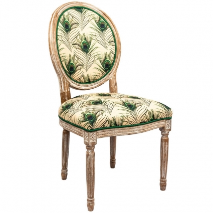 Стул byObject Жар-Птица с каркасом из натурального бука, 62x50x101 см,  стиль классический