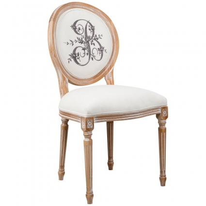 Стул Object Desire Азбука мечты буква B белого цвета 48x49x97 см,  стиль классический