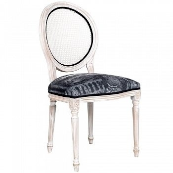 Стул byObject Шамбор со спинкой из ротанга 49x49x96 см,  стиль классический
