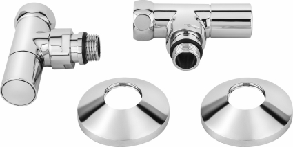 Монтажный набор Secado BP-HP 3/4"х1/2" с круглыми вентилями, хром