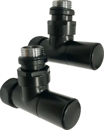 Монтажный набор Secado BP-HP 3/4"х1/2" с круглыми вентилями, черный
