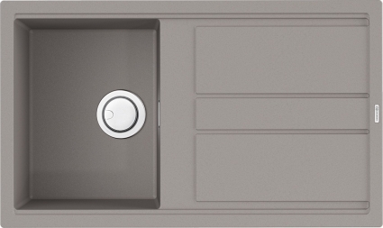 Мойка кухонная Omoikiri Kitagawa 86-GR leningrad grey матовая, прямоугольная, 86x51 см