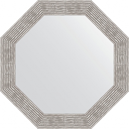 Зеркало Evoform Octagon BY 3810 77x77 см волна хром в современном стиле