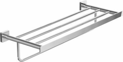 Полка Villeroy & Boch Elements Striking TVA15200600061 хром, подвесная