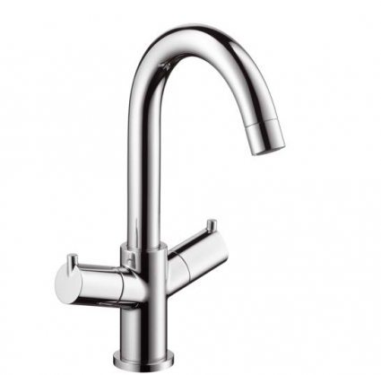Смеситель Hansgrohe Talis S2 для раковины двухвентильный, хром