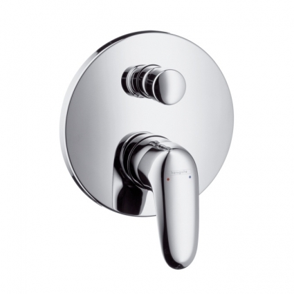 Смеситель Hansgrohe Metris E для ванны однорычажный, хром
