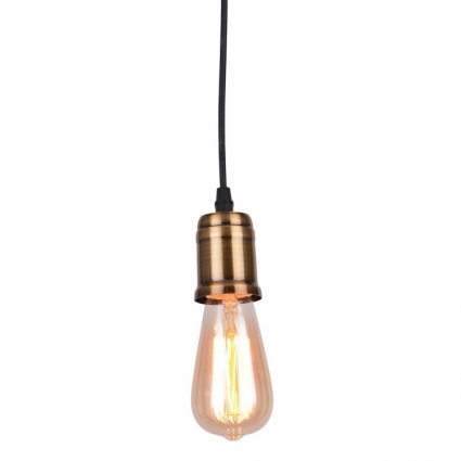 Подвесной светильник Arte Lamp Mazzetto A4290SP-1BK в стиле лофт, цвет медь