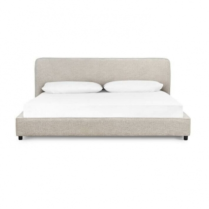 Кровать IdealBeds Modern 140х200 светло-бежевого цвета с изголовьем, без ящиков