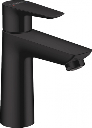 Смеситель Hansgrohe Talis E 71712670 для раковины, матовый черный, однорычажный, высота излива 10.4 см