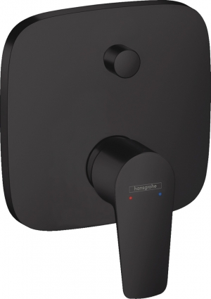 Смеситель Hansgrohe Talis E 71474670 для ванны с душем, матовый черный, однорычажный