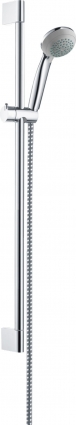 Душевой гарнитур Hansgrohe Crometta 85 27652000 хром штанга 66.9 см, шланг пластиковый 160 см