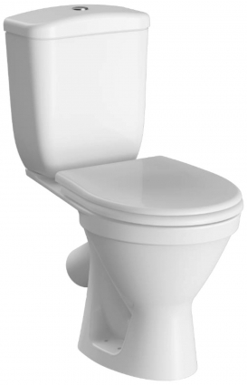 Унитаз-компакт Norm Blanc 9837B099-7201 с микролифтом, белый, овальный, 34.5x65 см