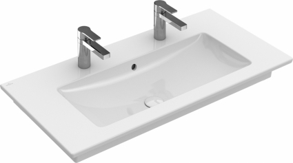 Мебельная раковина Villeroy & Boch Venticello 4104AKR1 альпийский белый ceramic plus прямоугольная,  в современном стиле
