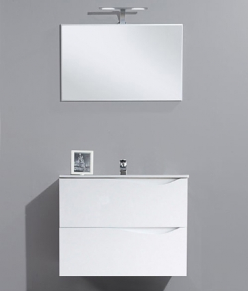 Мебель для ванной BelBagno Clima 60 bianco lucido подвесная с ящиками, с доводчиками