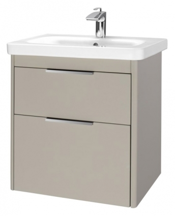 Тумба для комплекта Dreja Enzo 65 бежевый Velvet touch матовая, с ящиками