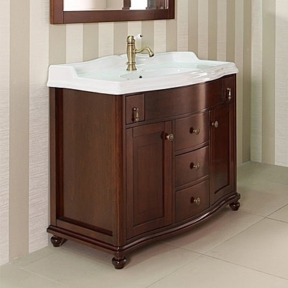 Тумба для комплекта BelBagno Alberto BB06ALBERB/ACA ciliegio напольная, ручки бронза
