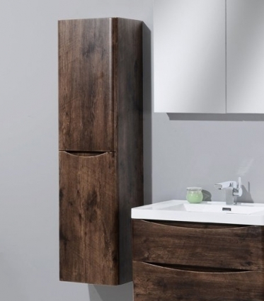 Шкаф-пенал BelBagno Ancona-N 150 rovere more L левый, с дверками