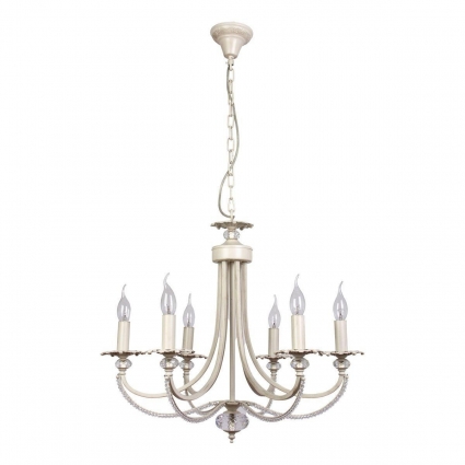 Подвесная люстра Abrasax Josephine 3007/6(creampearl) цвет кремовый