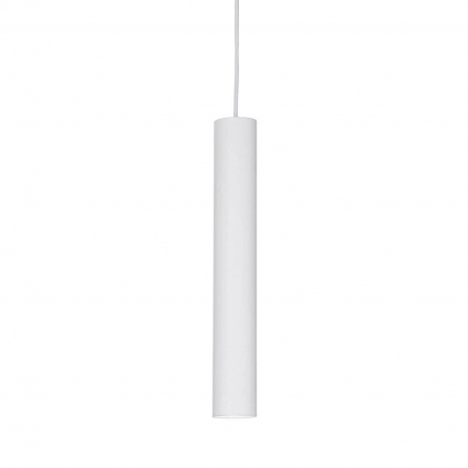 Подвесной светодиодный светильник Ideal Lux Tube D4 Bianco 211459 в современном стиле, цвет белый