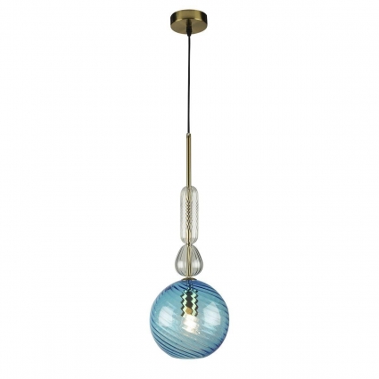 Подвесной светильник Loft IT Candy 10037A цвет голубой, мощность 40 Вт