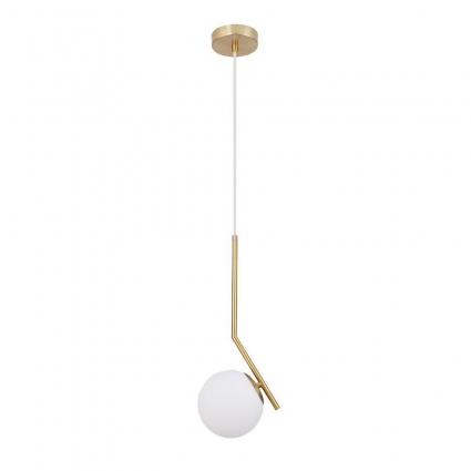 Подвесной светильник Arte Lamp Bolla-Unica A1924SP-1AB в современном стиле, цвет белый